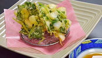 百合根のかき揚げ