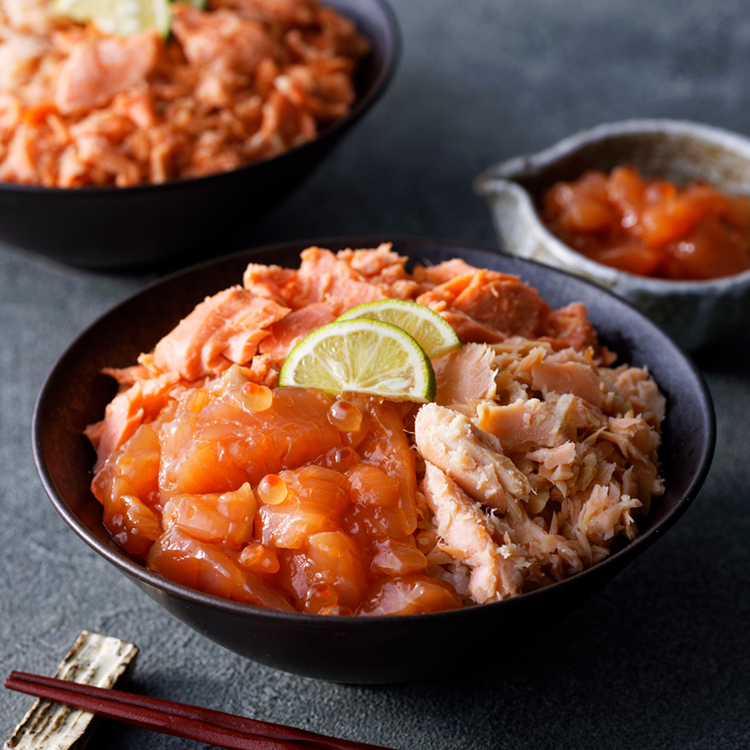 海鮮丼セット【魚卵・生珍味・鮭フレークの詰め合わせギフト】 ： 佐藤