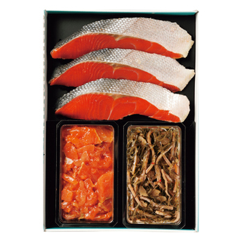 彩食兼美:定番の人気詰合せ。魚卵や生珍味、切身を詰め合わせたギフト