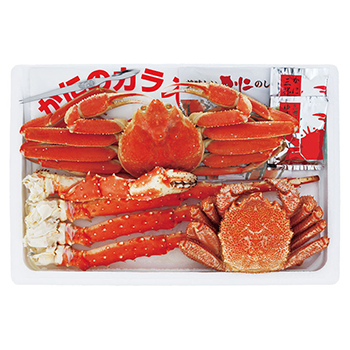 かに三昧詰合せ 三大蟹をセットにした蟹の詰合せ 佐藤水産のお取り寄せ通信販売 北海道の鮭 海産物グルメギフト通販