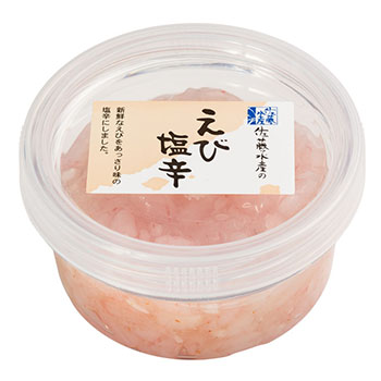 えび塩辛 エビのプリプリの歯ごたえ 上品な甘みです 佐藤水産のお取り寄せ通信販売 北海道の鮭 海産物グルメギフト通販