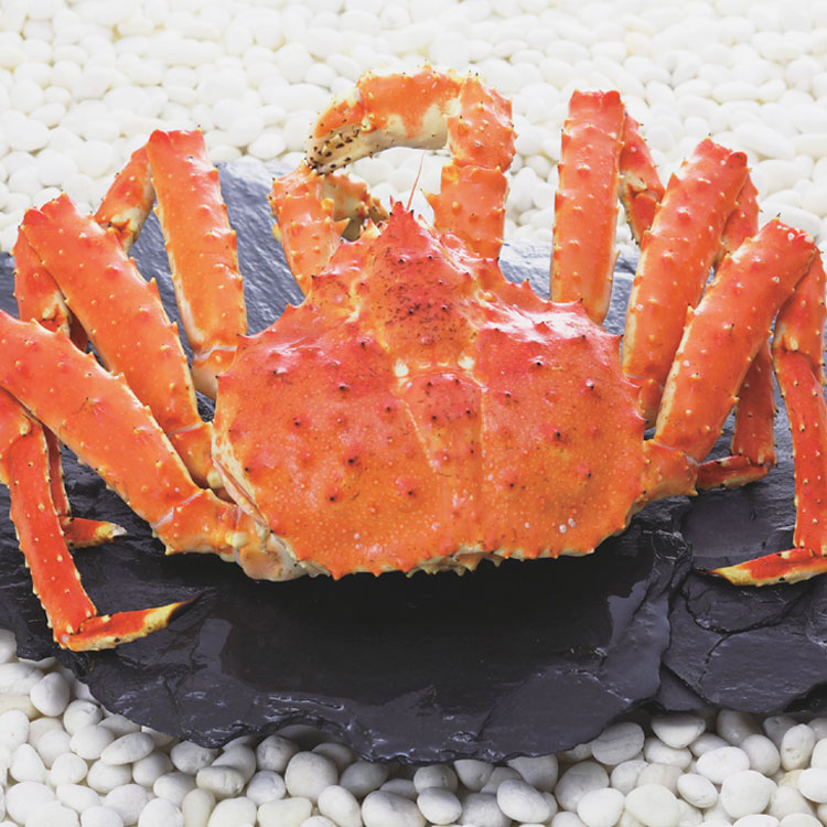 北海道産本たらば蟹 ボリューム満点のボイルたらば蟹姿です 佐藤水産のお取り寄せ通信販売 北海道の鮭 海産物グルメギフト通販