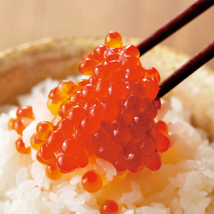 手まり筋子醤油 鮭醤油をブレンドしてまろやかな味わいに 佐藤水産のお取り寄せ通信販売 北海道の鮭 海産物グルメギフト通販