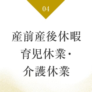産前産後休暇　育児休業・介護休業