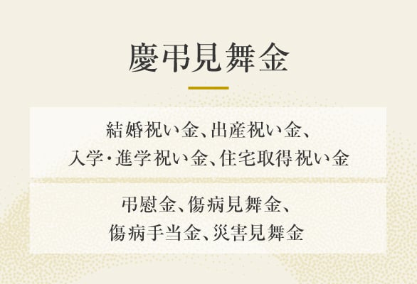慶弔見舞金