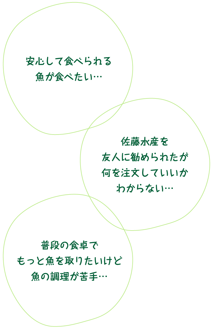 安心して食べられる魚が食べたい 佐藤水産を友人に勧められたが何を注文していいかわからない 普段の食卓でもっと魚を取りたいけど魚の調理が苦手